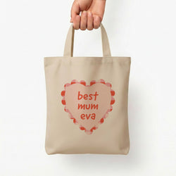 Best Mum Eva Tote Bag — Natural / Small