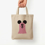 Mouse Ghost Pattern Halloween Tote Bag 5