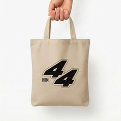 Dark Red Retro 44  Tote Bag — Natural / Small