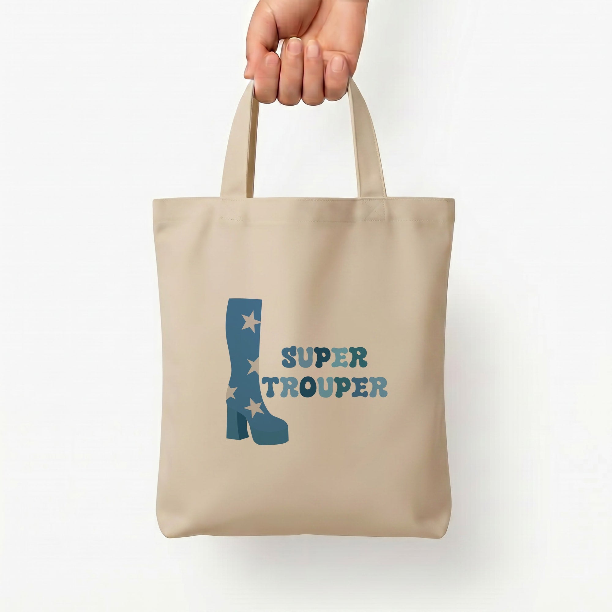 Super Trouper Tote Bag — Natural / Small
