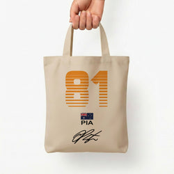 Piastri - F1 Tote Bag — Natural / Small