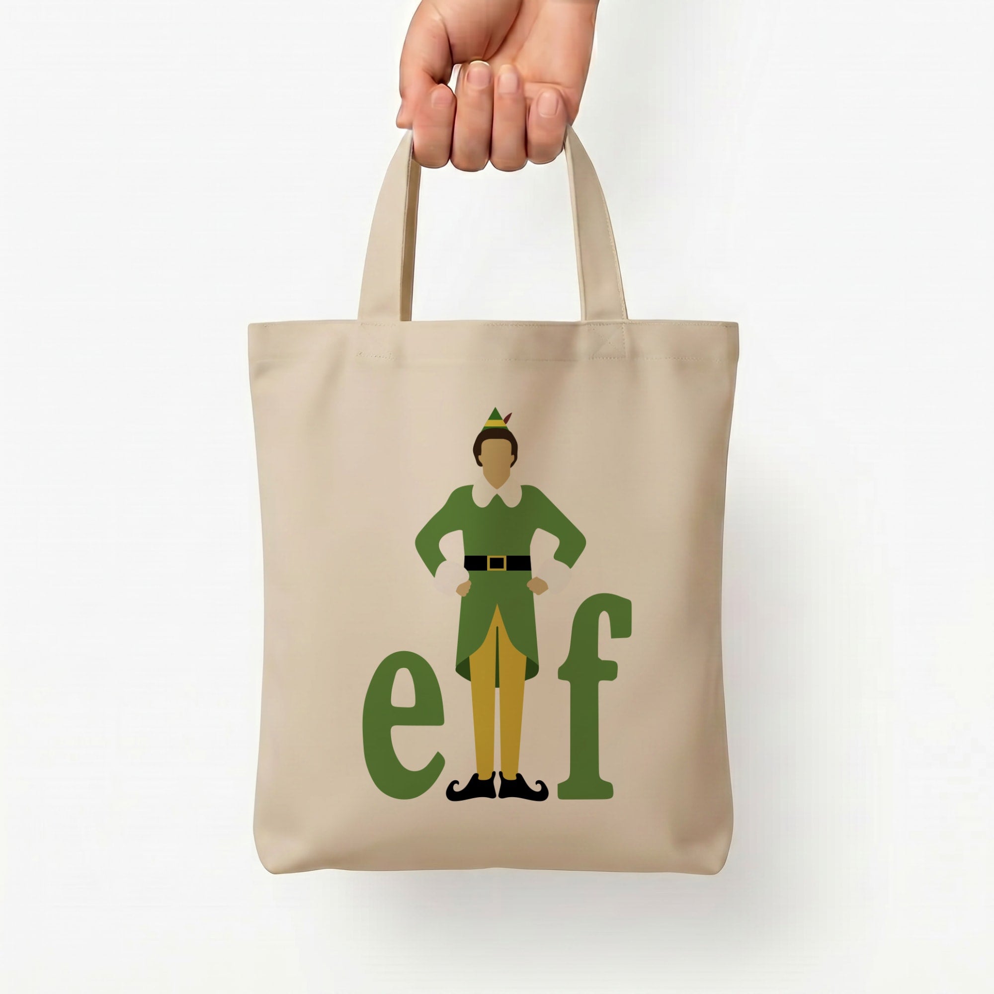 Elf Logo Tote Bag — Natural / Small
