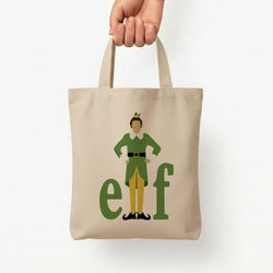 Elf Logo Tote Bag — Natural / Small