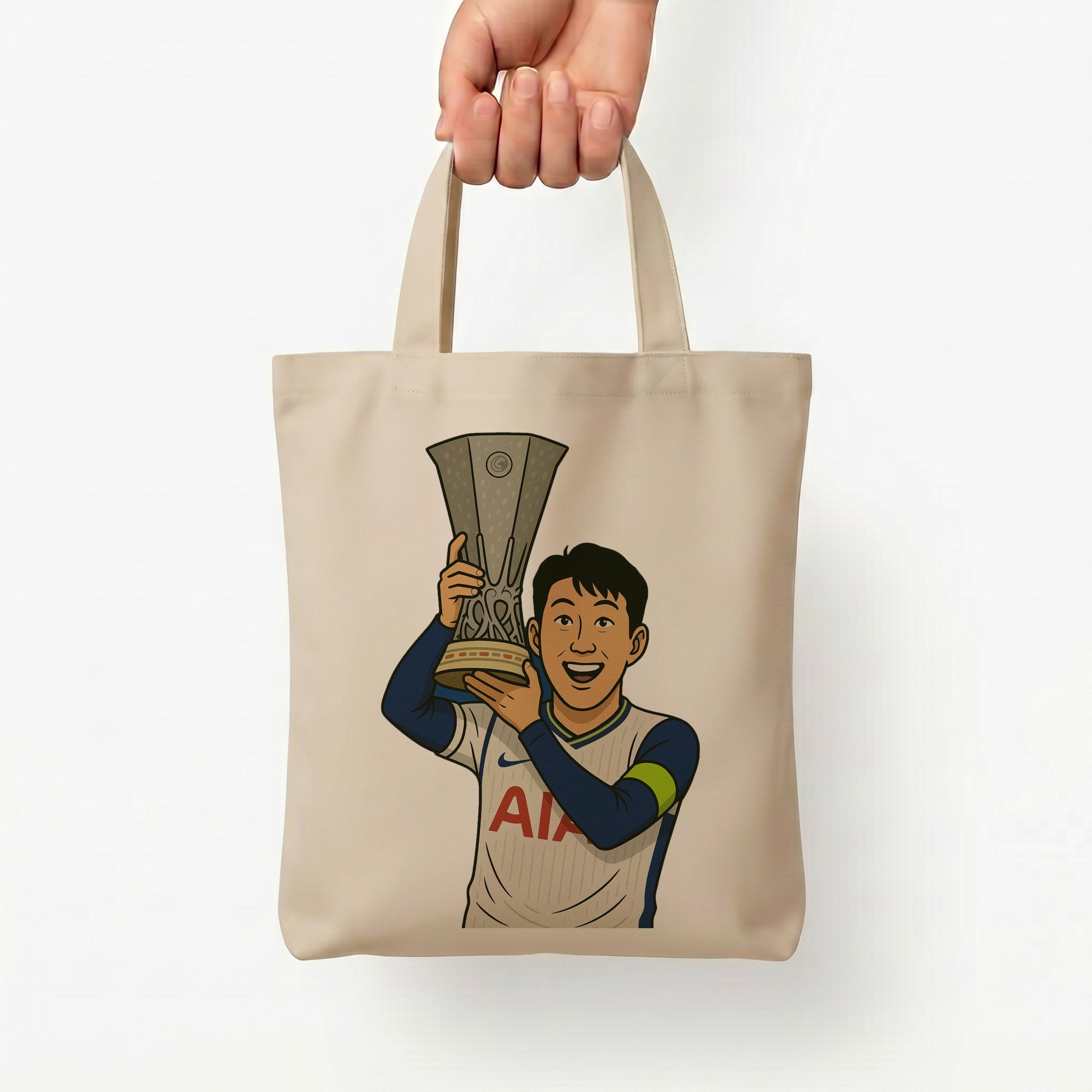 Son's Trophy Lift Tote Bag — Natural / Small