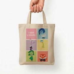 I Have Moods - Inside Out Tote Bag — Natural / Small
