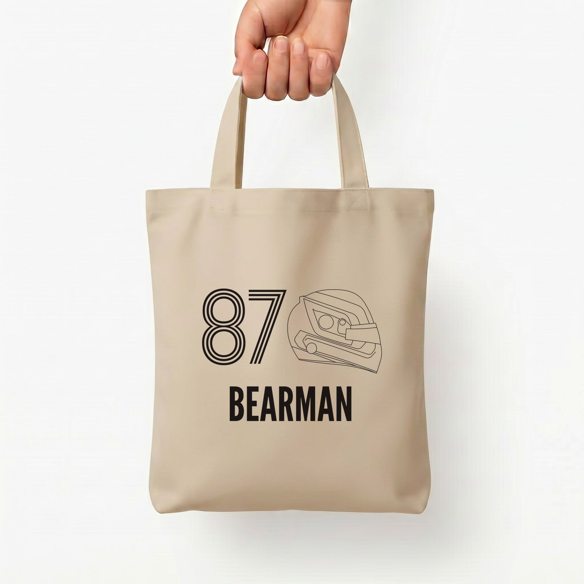 Bearman Helmet 2026  Tote Bag — Natural / Small