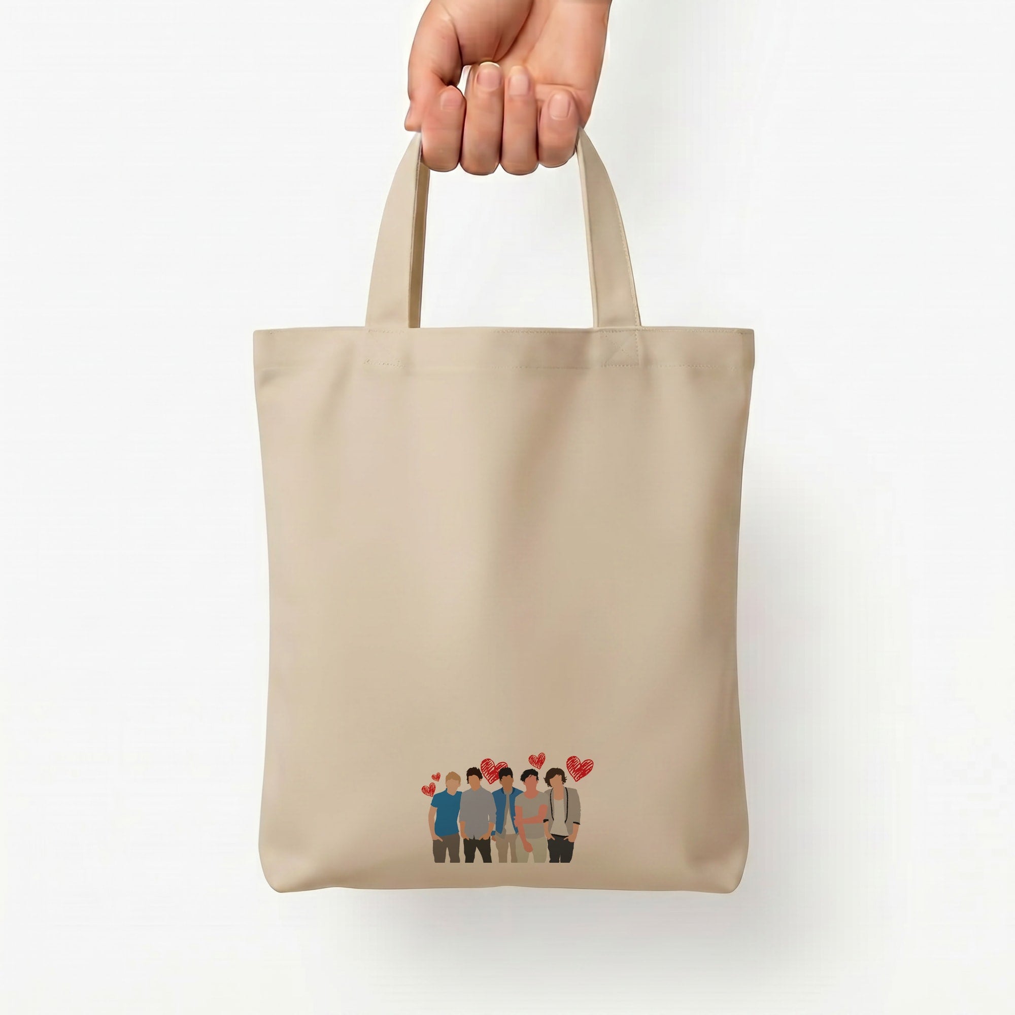 Love Band Tote Bag — Natural / Small