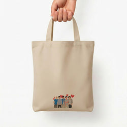 Love Band Tote Bag — Natural / Small