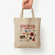 Stranger Things Cartoon Icons Tote Bag 5