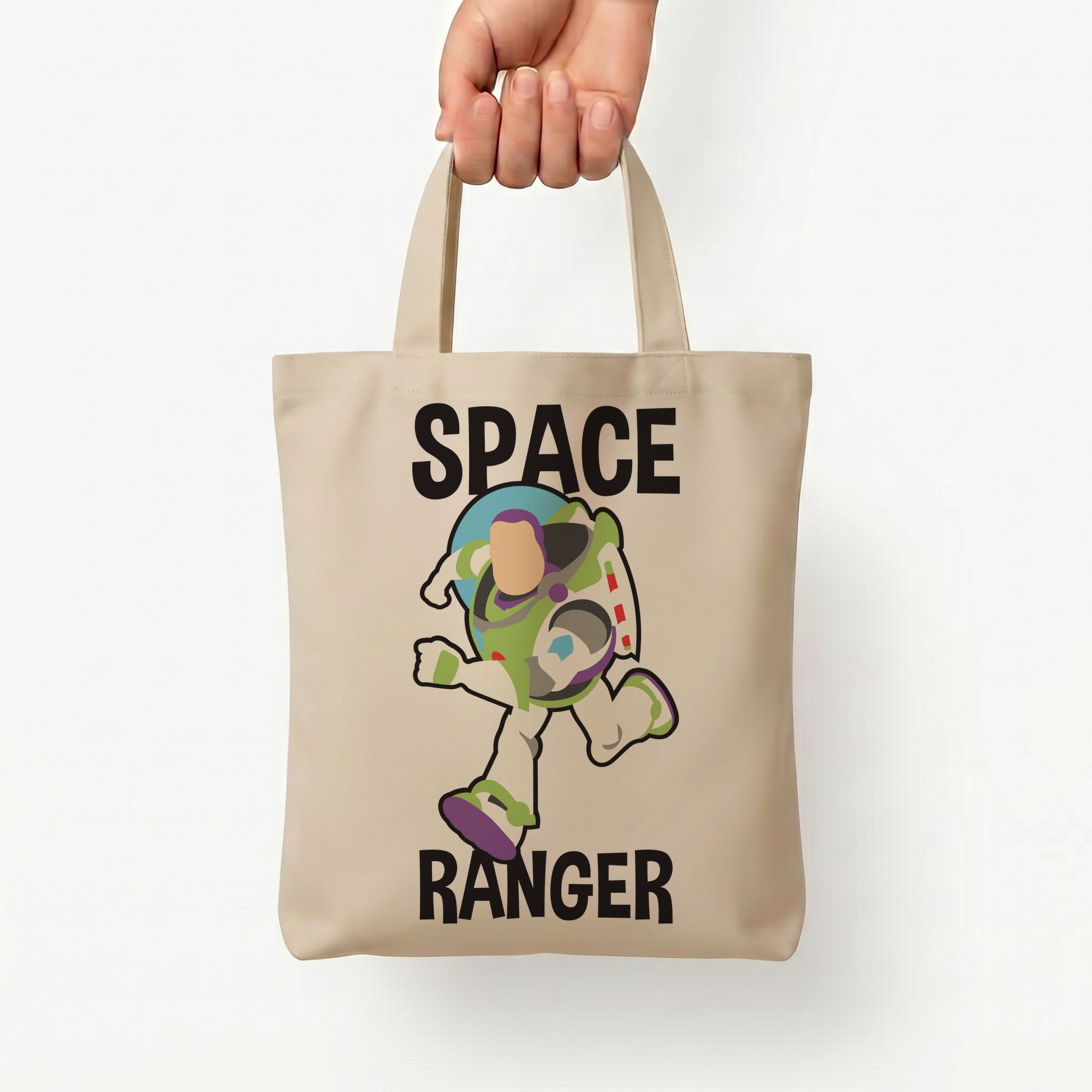 Space Ranger  Tote Bag — Natural / Small