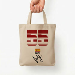 Sainz - F1 Tote Bag — Natural / Small