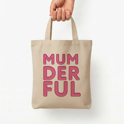 Mumderful Tote Bag — Natural / Small