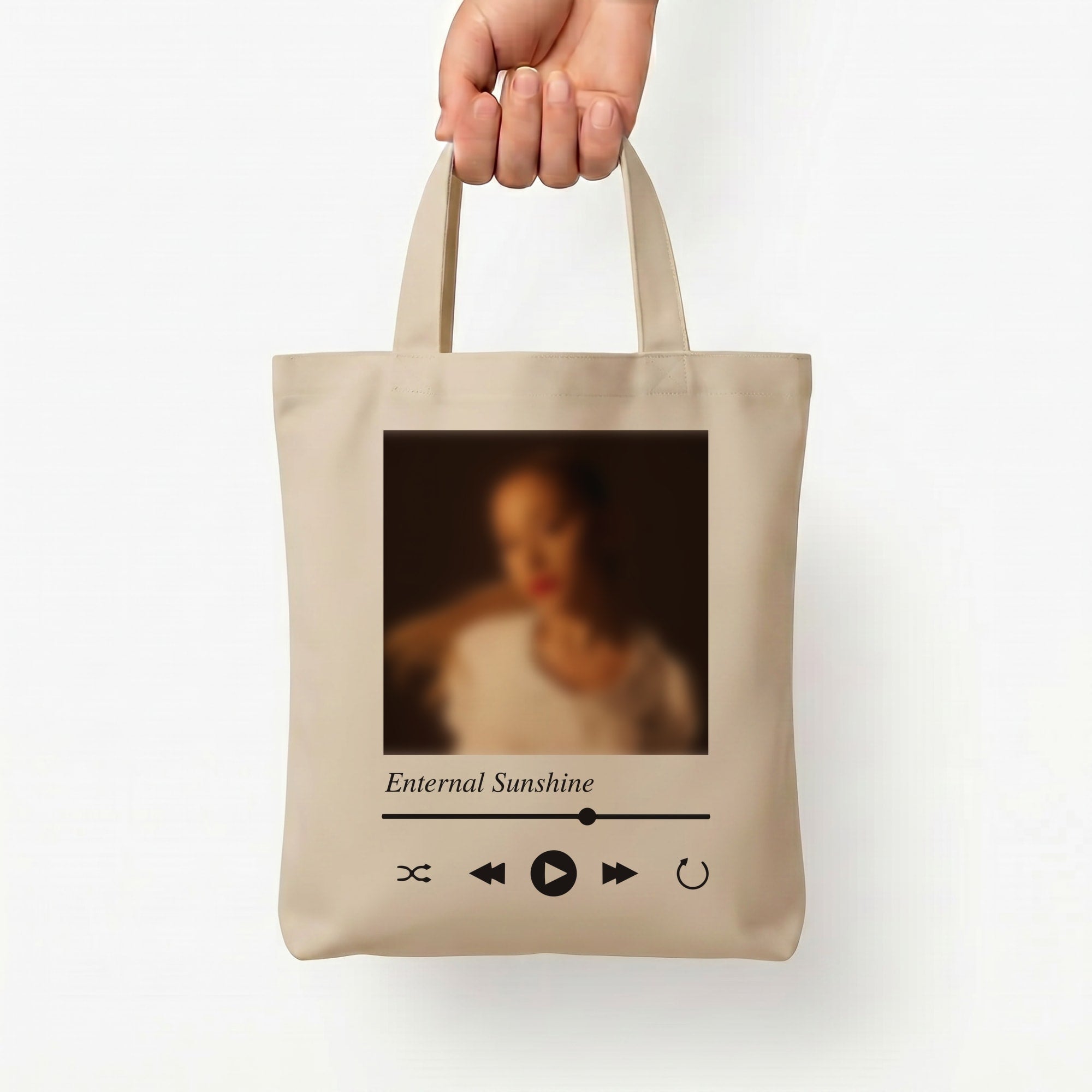 Sunshine Music Player Tote Bag — Natural / Small