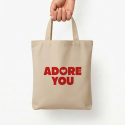 Adore You Tote Bag — Natural / Small