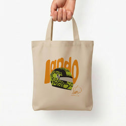 Abstract Lando Tote Bag — Natural / Small