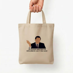 I Am Running Away From My Responsibilities Tote Bag — Natural / Small