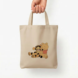 A Hug Said Pooh - Winnie Tote Bag — Natural / Small