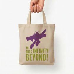 Infinity And Beyond Tote Bag — Natural / Small