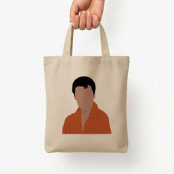 Faceless Elvis Tote Bag — Natural / Small