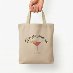 Go-Go Juice Tote Bag — Natural / Small