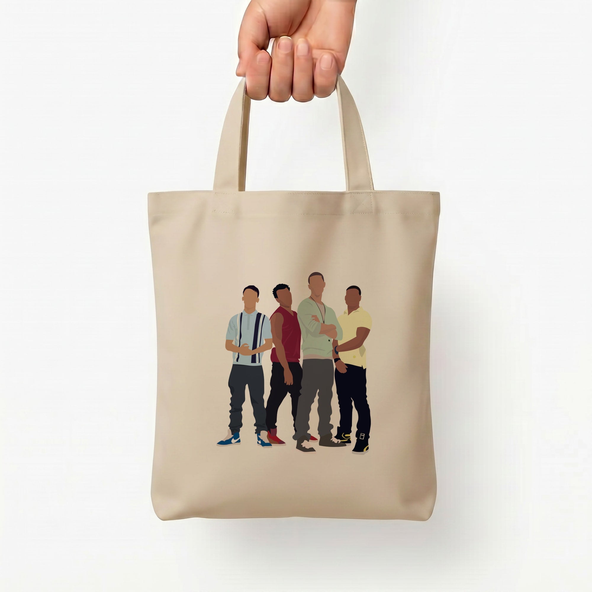 Band Tote Bag — Natural / Small
