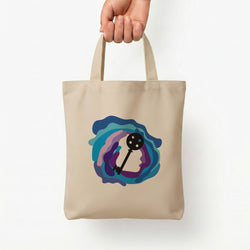 Coraline Key Tote Bag — Natural / Small