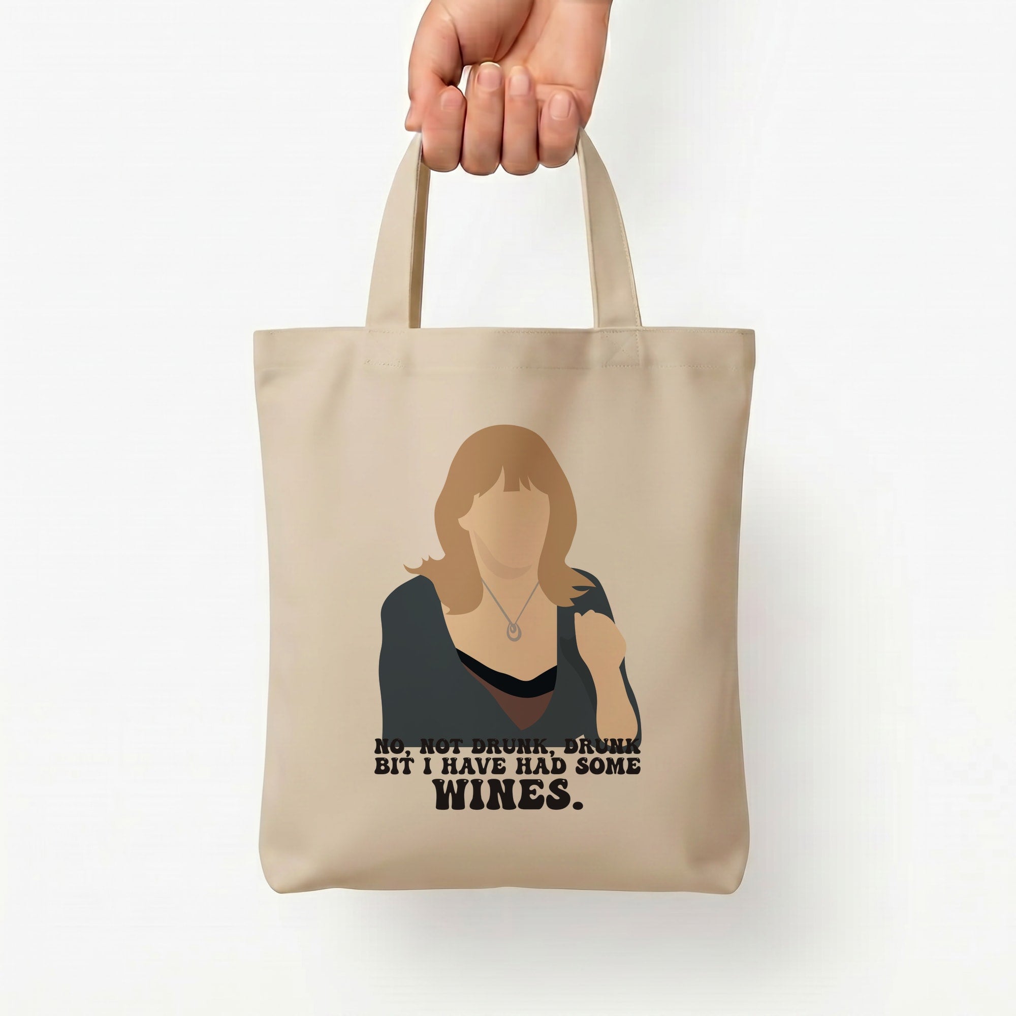 I Have Had Some Wines Tote Bag — Natural / Small