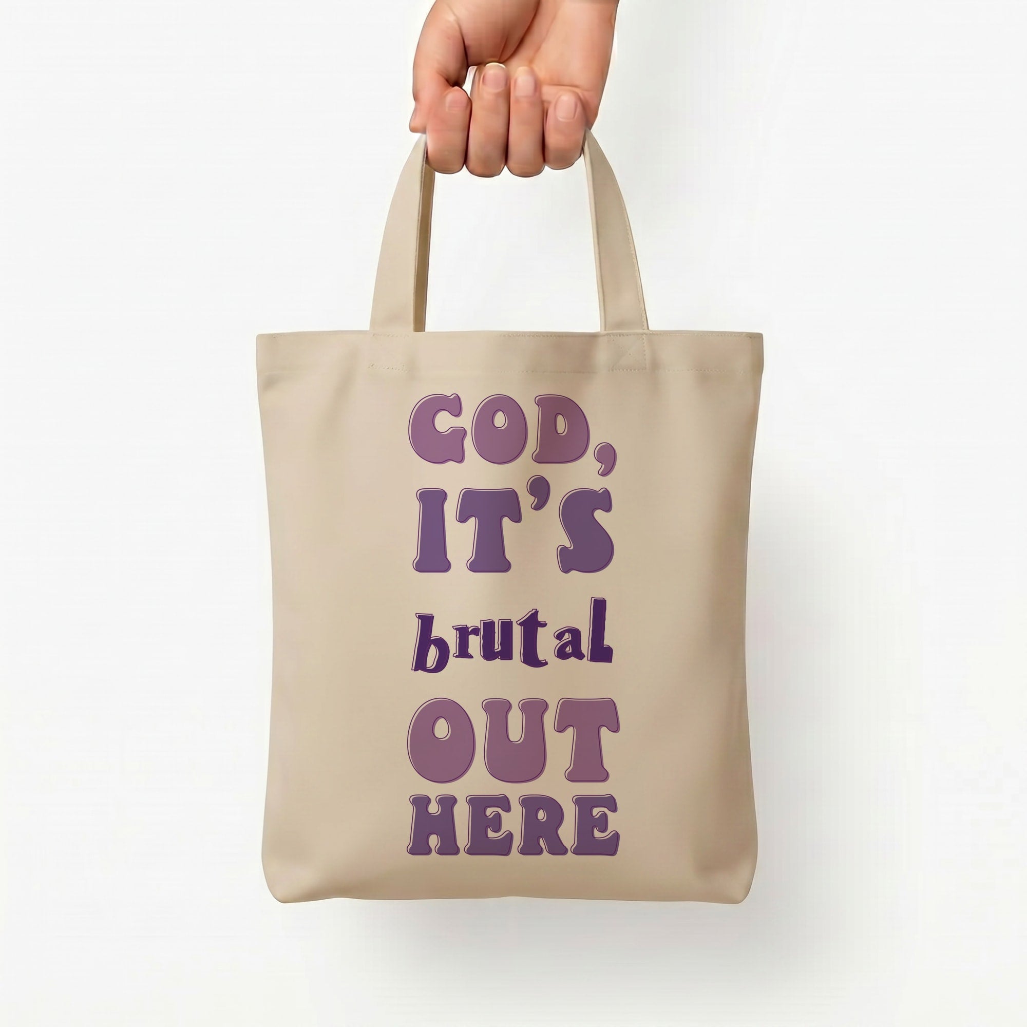 Brutal - Olivia Tote Bag — Natural / Small