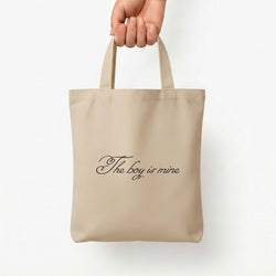 The Boy Is Mine Tote Bag — Natural / Small