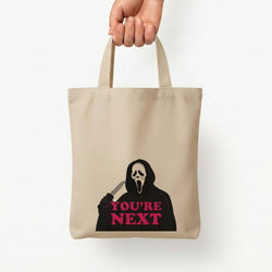 You're Next Tote Bag — Natural / Small