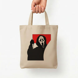 Ghostface 7 Tote Bag — Natural / Small