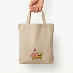 Patrick And Sponge Tote Bag — Natural / Small