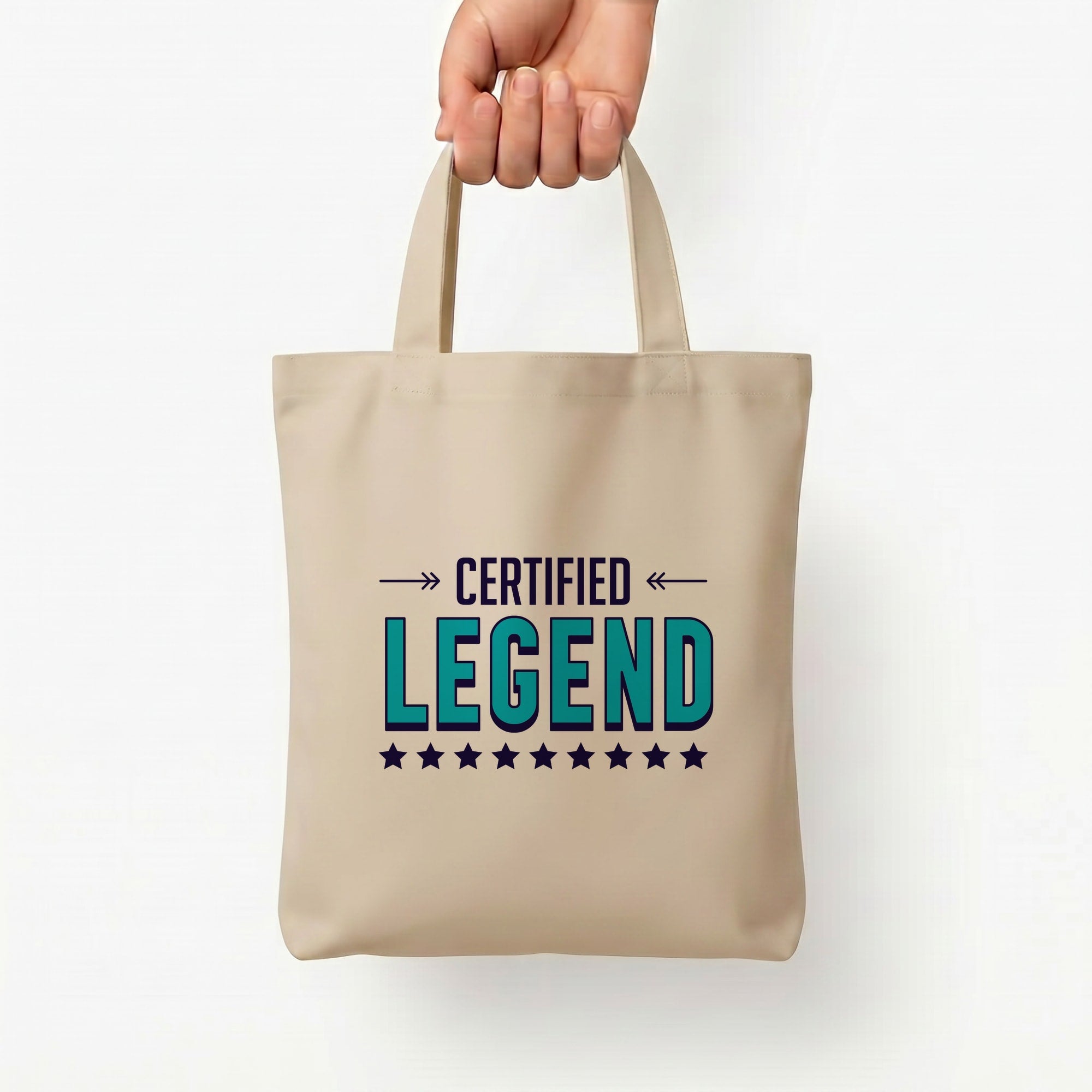 Certified Legend Tote Bag — Natural / Small
