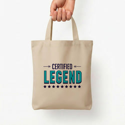 Certified Legend Tote Bag — Natural / Small