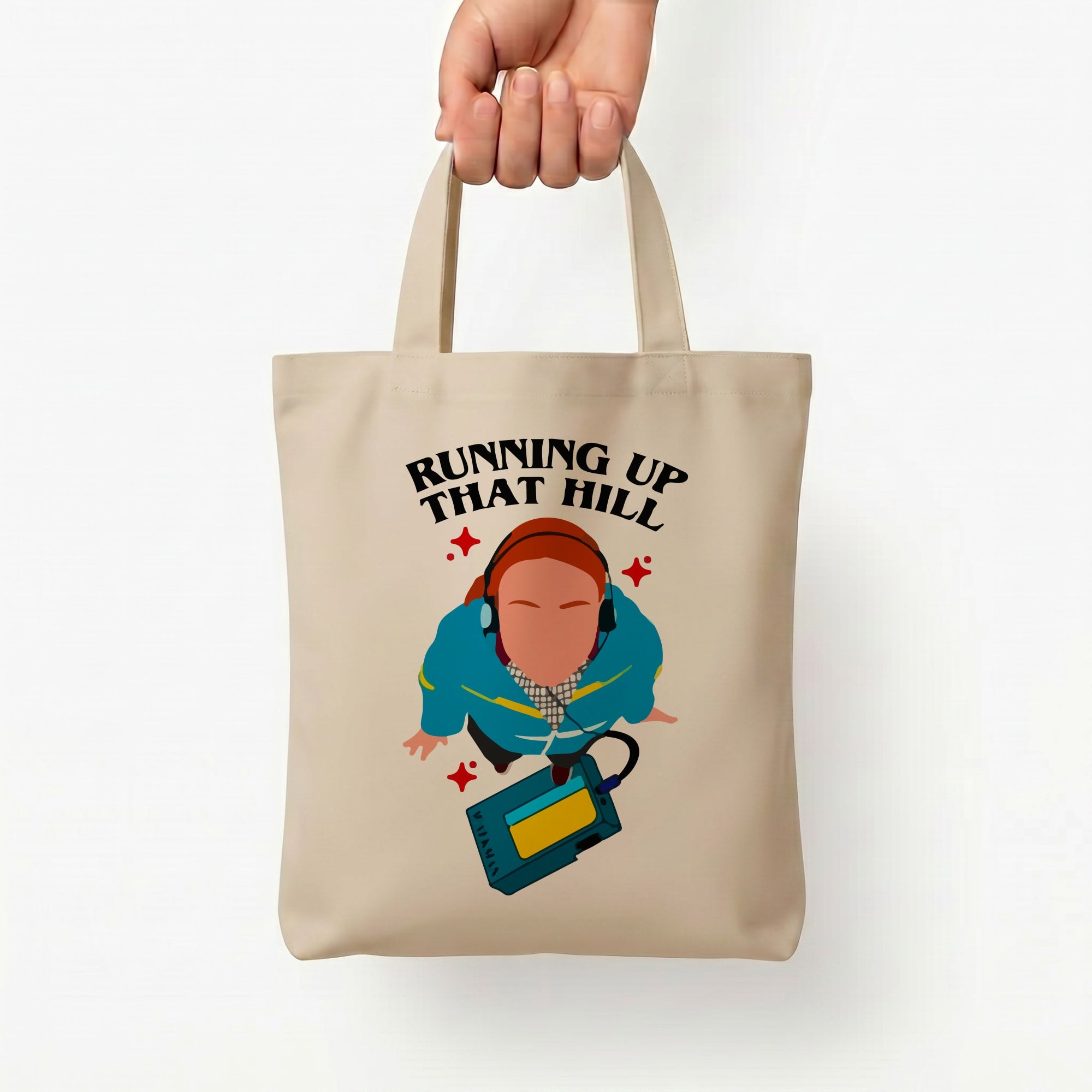Running Up That Hill Tote Bag — Natural / Small