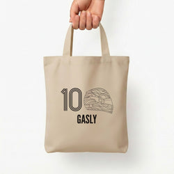 Gasly Helmet 2026 Tote Bag — Natural / Small