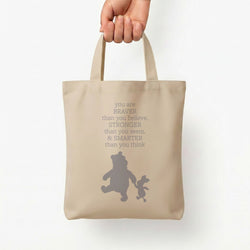 Braver, Stronger, Smarter Tote Bag — Natural / Small