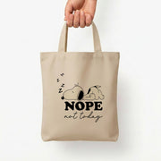 Nope, Not Today Tote Bag 5
