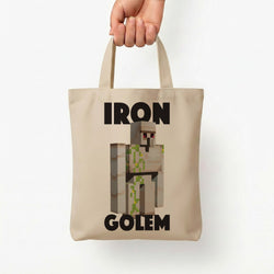 Iron Golem Tote Bag — Natural / Small