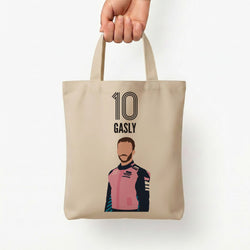 Gasly 2026 Tote Bag — Natural / Small