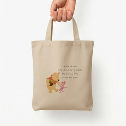 I'll Stay There Forever - Winnie Tote Bag — Natural / Small
