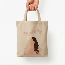Crybaby Tote Bag — Natural / Small
