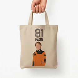 Piastri 2026 Tote Bag — Natural / Small