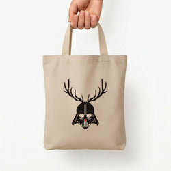 Christmas Darth Vader Tote Bag — Natural / Small