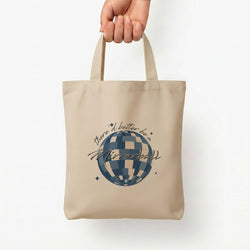 Mirrorball Tote Bag — Natural / Small