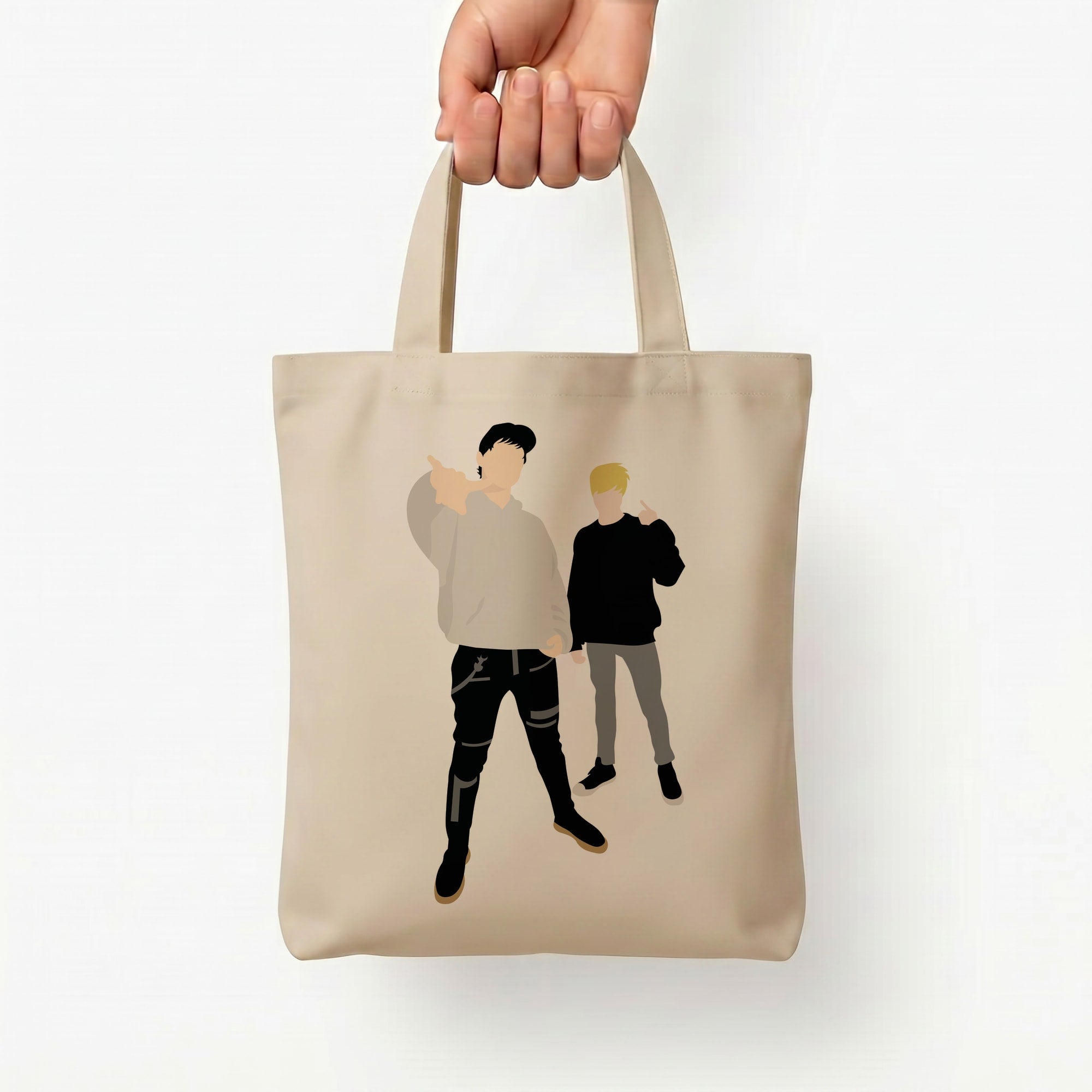 Standing - S & C Tote Bag — Natural / Small
