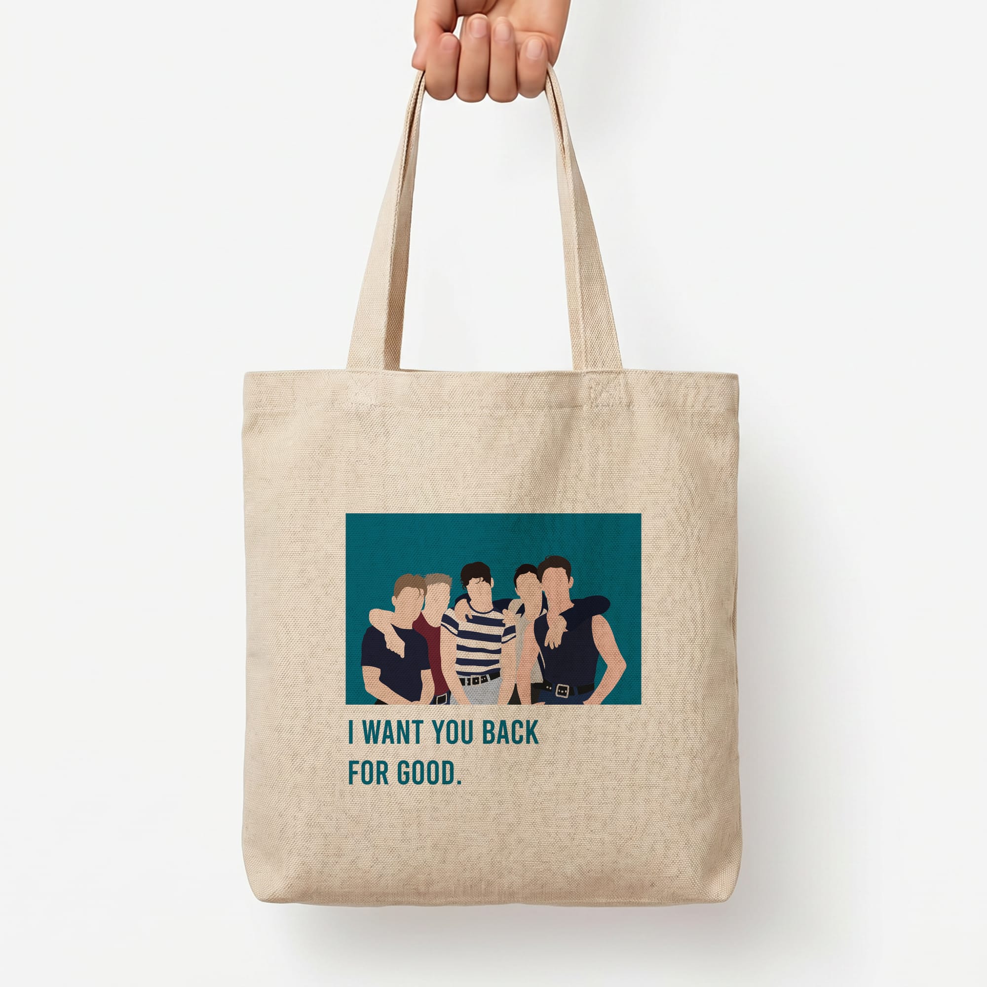 I Want You Back Tote Bag — Natural / Large