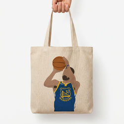 Curry - Basketball Tote Bag — Natural / Large