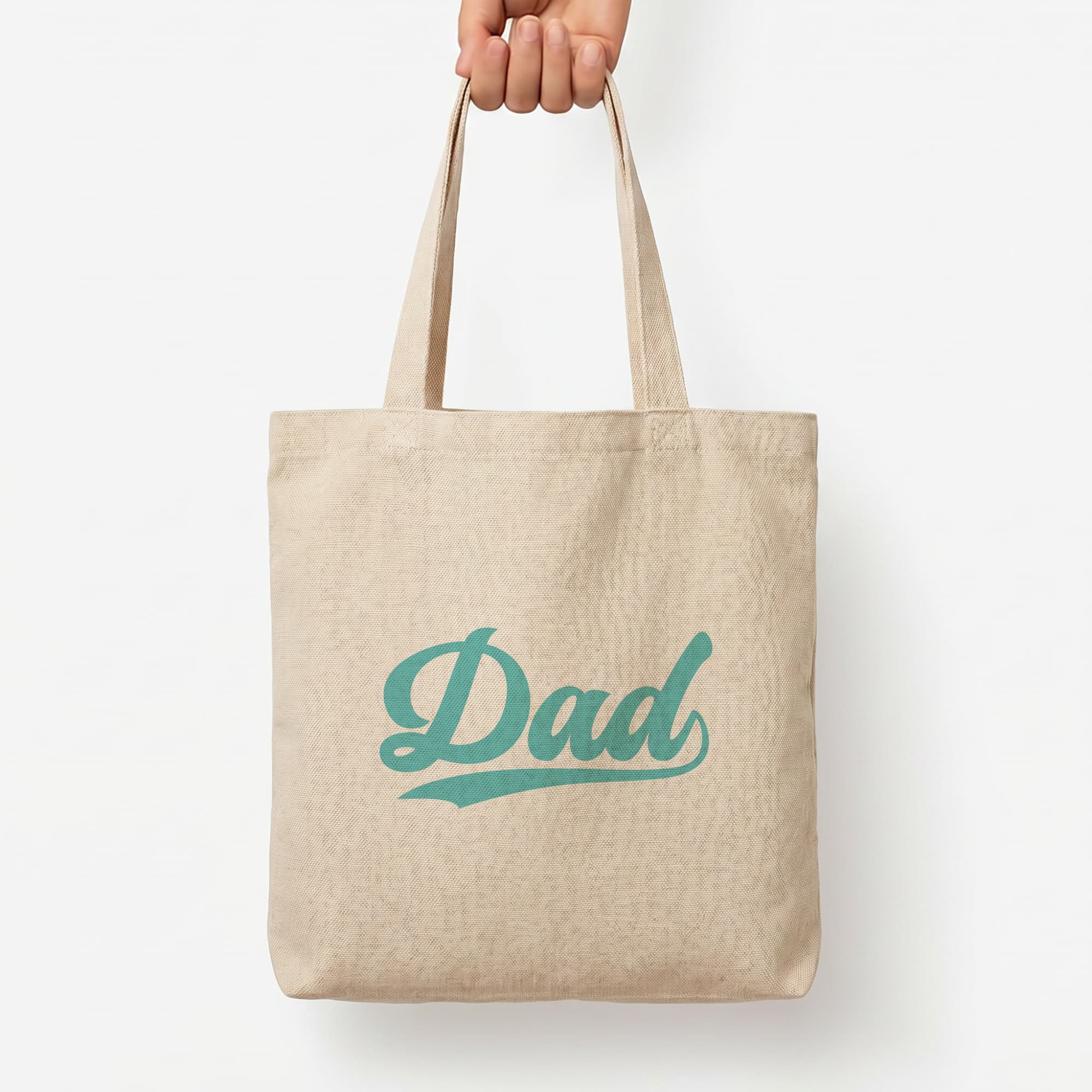 Dad Logo Tote Bag — Natural / Large