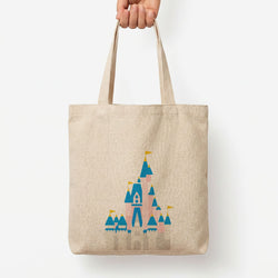 Fairytale Castle Tote Bag — Natural / Large